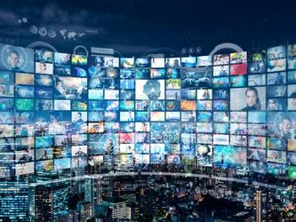 Conceptual image of online advertising
